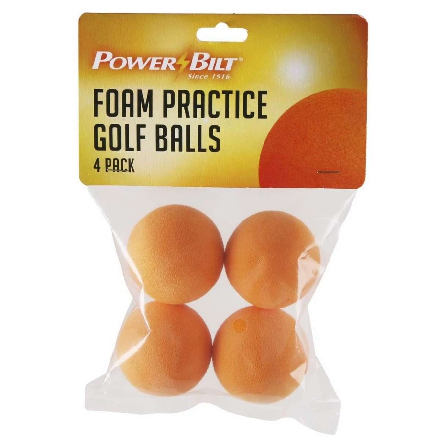 Accessories * | Powerbilt Foam Practice Balls (4 Pack)