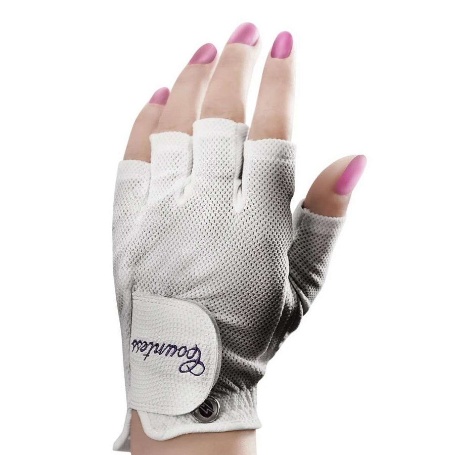 Accessories * | Powerbilt Countess Half-Finger Golf Gloves