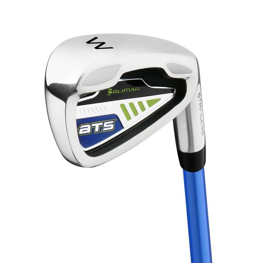 Golf Clubs * | Orlimar Ats Junior Boys' Blue/Lime Series Wedge (Ages 5-8)