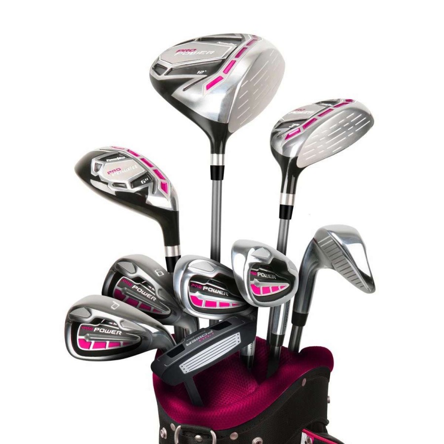 Golf Clubs * | Powerbilt Pro Power Women'S Package Golf Set