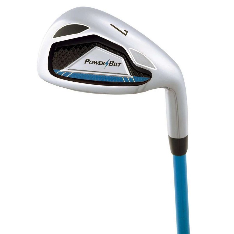 Golf Clubs * | Powerbilt Junior Boys' Ages 5-8 (Blue) Rh 7-Iron