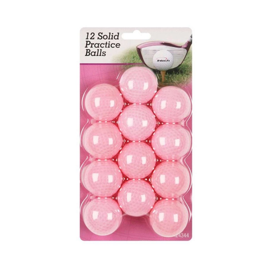 Accessories * | Intech Hollow, Dimpled Practice Golf Balls (12-Pack)