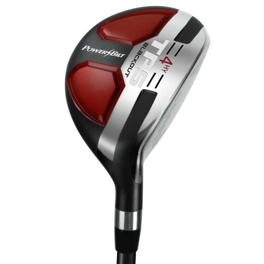 Golf Clubs * | Powerbilt Tps Blackout Hybrids