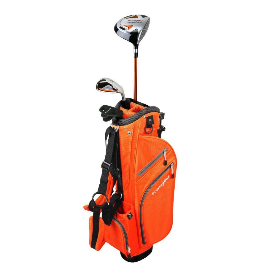 Golf Clubs * | Powerbilt Junior Boys' Ages 3-5 Orange Series Set