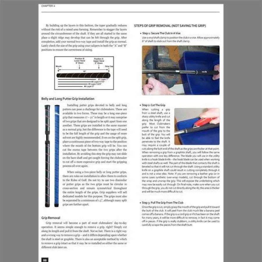 Clubmaking * | Modern Guide To Golf Clubmaking Book & Golf Clubfitting Book Bundle (Buy 1, Get Second Off)