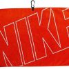 Accessories * | Nike Golf 16 X 24 Jacquard Towel Orange/White