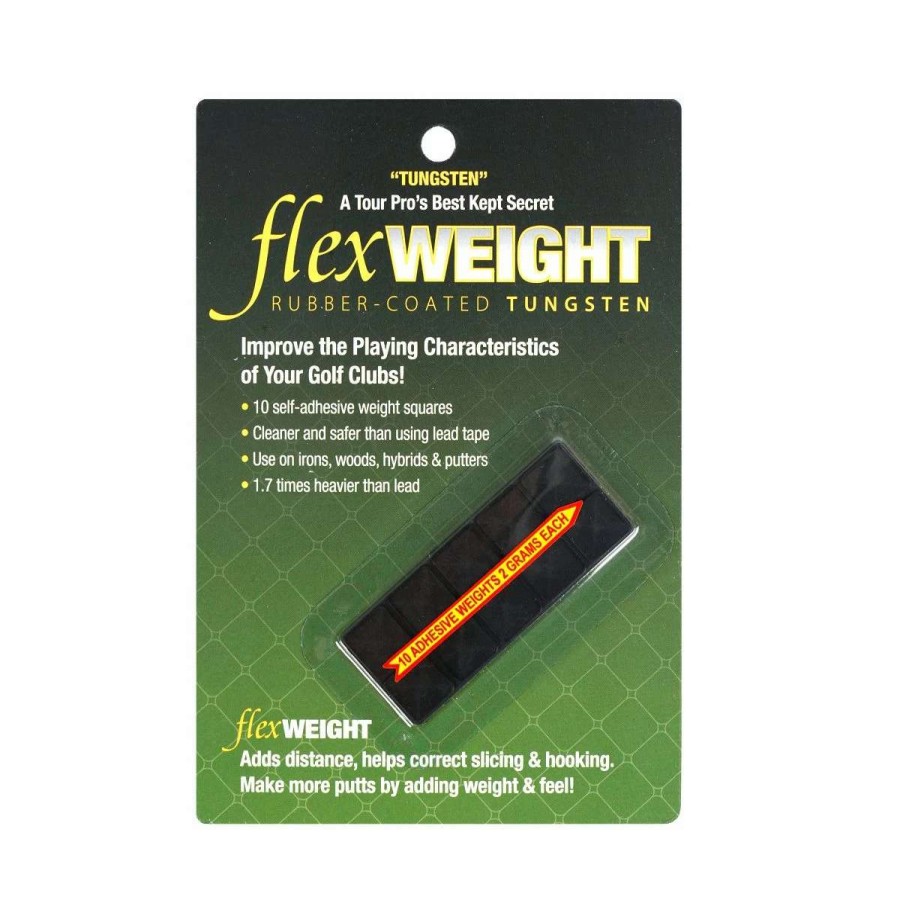 Accessories * | Flextee Rubber Tungsten Golf Club Weights (10 Pack)