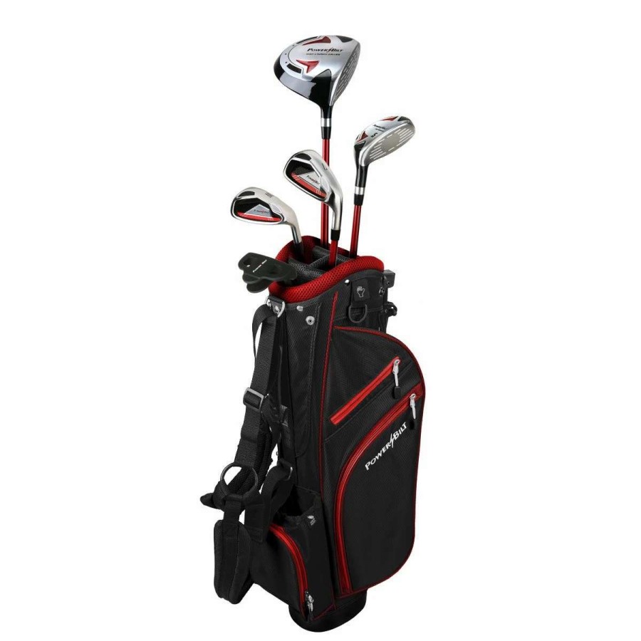 Golf Clubs * | Powerbilt Junior Boys' Ages 12+ Red Series Set