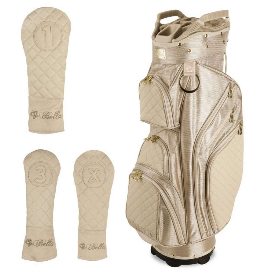 Accessories * | Ibella Ladies Golf Cart Bag (With 3 Matching Headcovers)