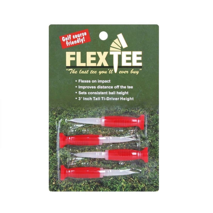 Accessories * | Flextee Flexible 3 Golf Tees (4 Pack)