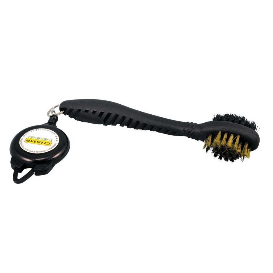 Accessories * | Champ Spikes Dual Golf Brush 2