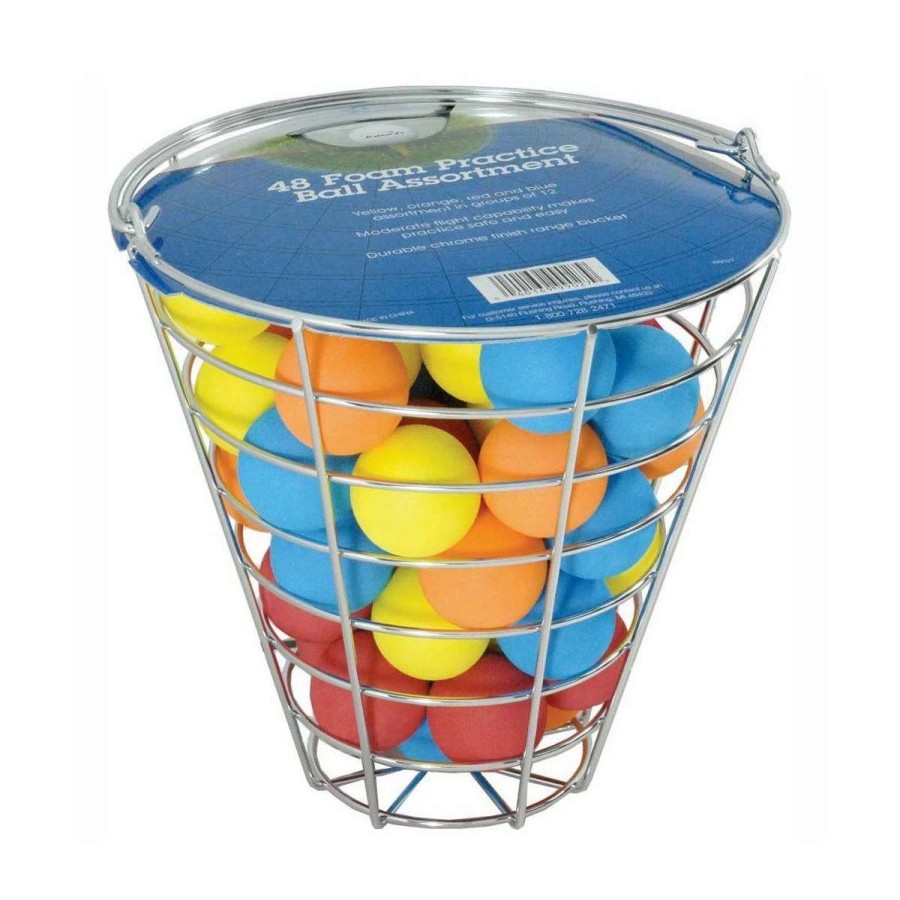 Accessories * | Intech Range Bucket With 48 Multi-Color Foam Golf Balls