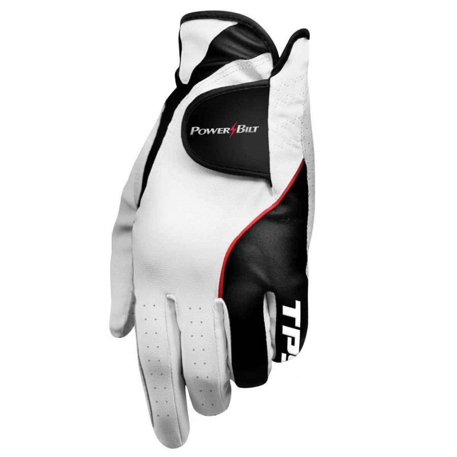 Accessories * | Powerbilt Tps Cabretta Tour Golf Glove Men'S