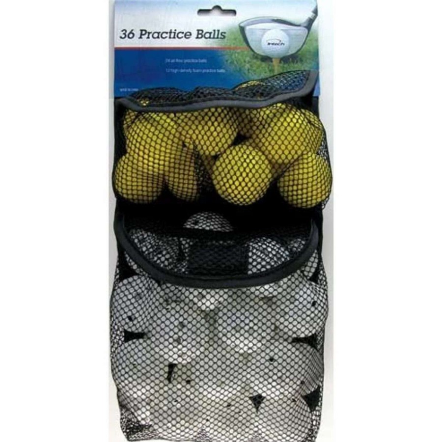 Accessories * | Intech 36-Pack Practice Golf Balls (24 With Holes, 12 Foam)