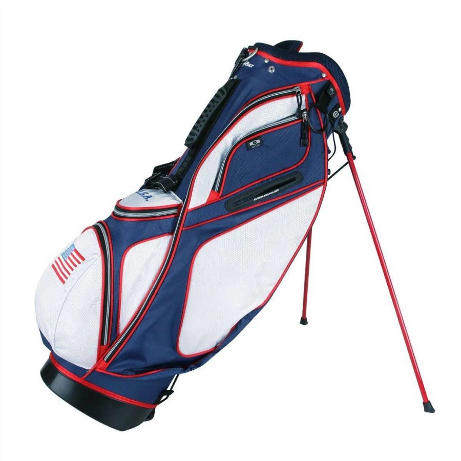 Accessories * | Powerbilt Tps Dunes Usa Flag Golf Stand Bag