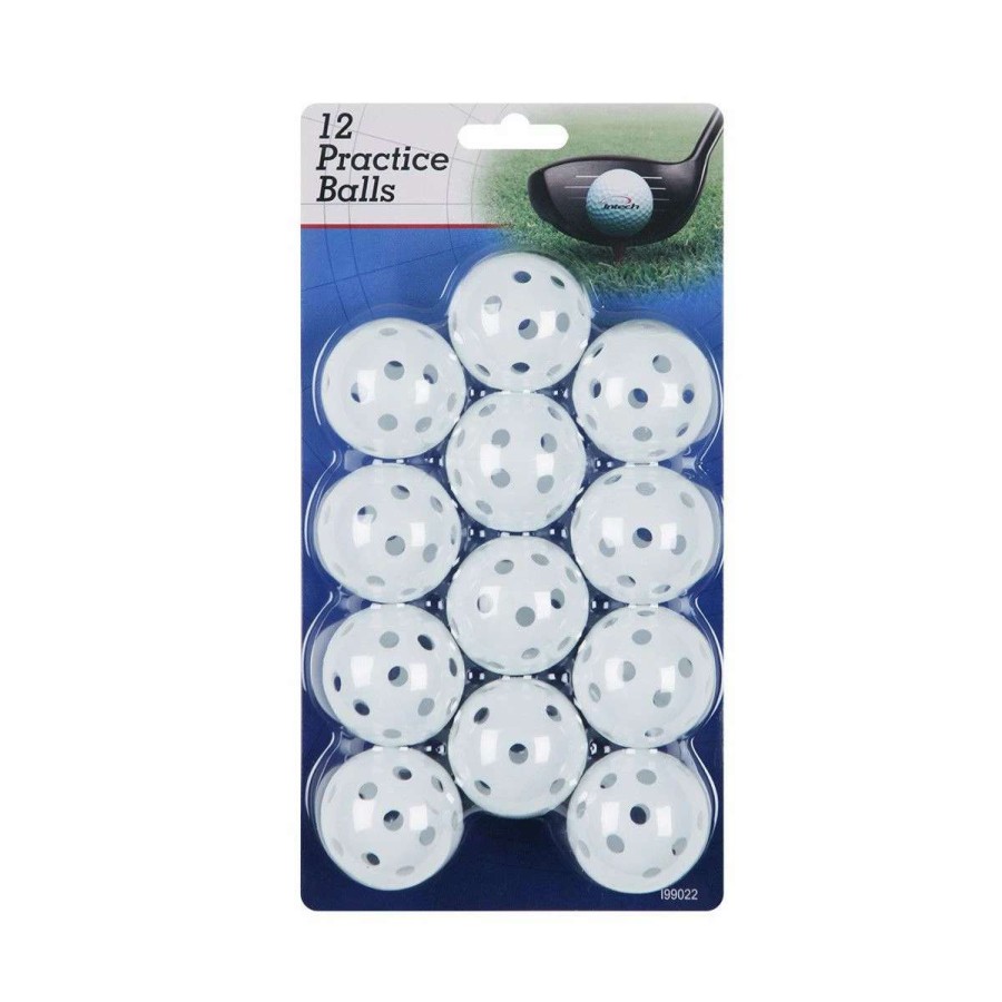 Accessories * | Intech Practice Golf Balls With Holes (12 Pack)