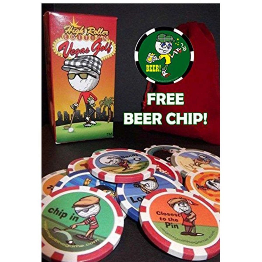 Accessories * | Vegas Golf High Roller Edition With 15-Chips! Now Includes A Free Beer Chip