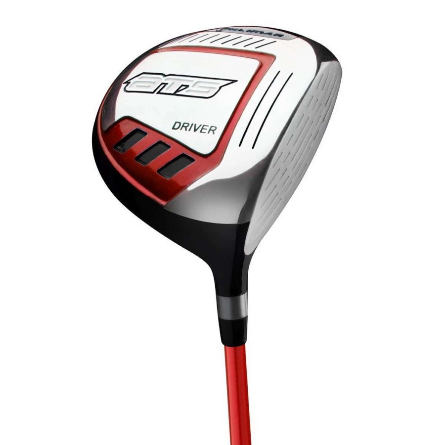 Golf Clubs * | Orlimar Ats Junior Boys' Red/Black Series Driver (Ages 9-12)