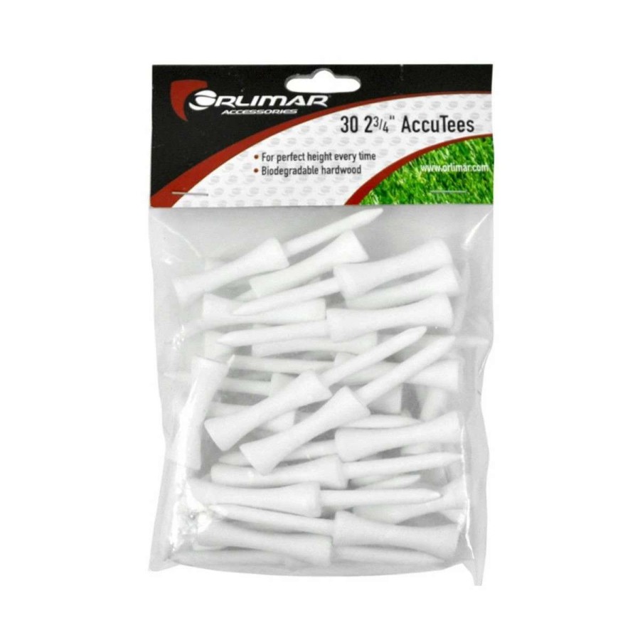 Accessories * | Orlimar Golf 2 3/4-Inch Accutees 30-Pack (White)