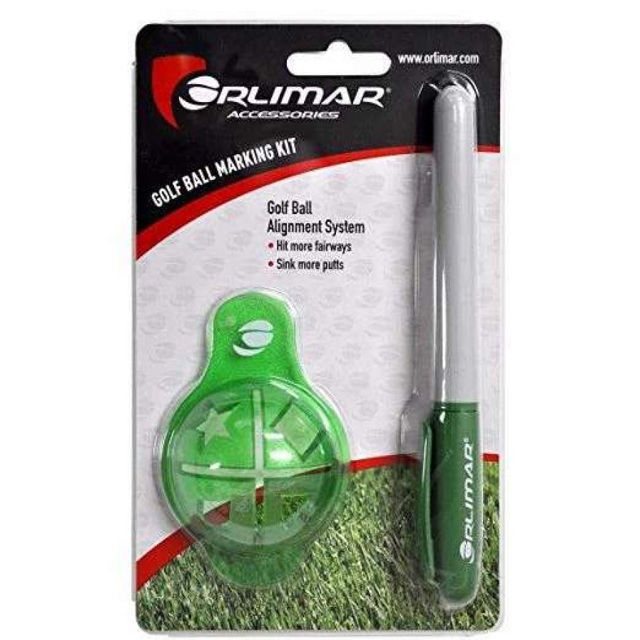 Accessories * | Orlimar Line 'Em Up Golf Ball Marking Kit