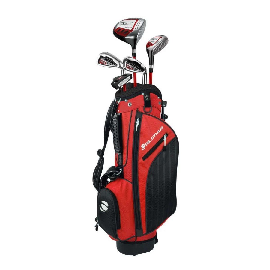 Golf Clubs * | Orlimar Ats Junior Boys' Red/Black Series Set (Ages 9-12)